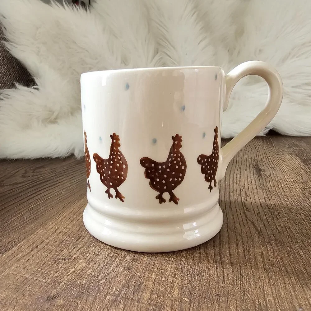 Emma Bridgewater Speckled Hen 4pc Place Setting Mug Bowl Plates England